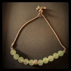 Greenstone fashion bracelet